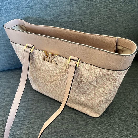 NWT MICHAEL KORS FLORENCE TOP ZIP LARGE TOTE HANDBAG - Picture 5 of 12